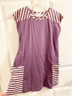 Hanna Andersson Stripey Pocket Dress (120)